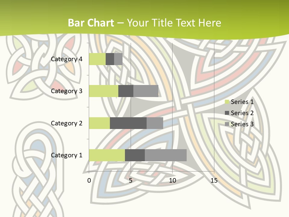 Gorgeous Leaf Element PowerPoint Template
