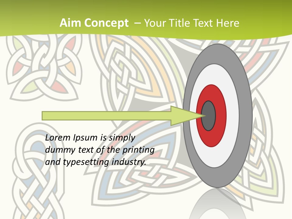 Gorgeous Leaf Element PowerPoint Template