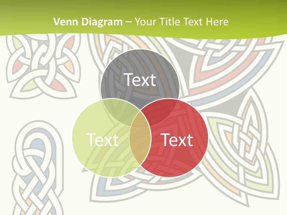 Gorgeous Leaf Element PowerPoint Template