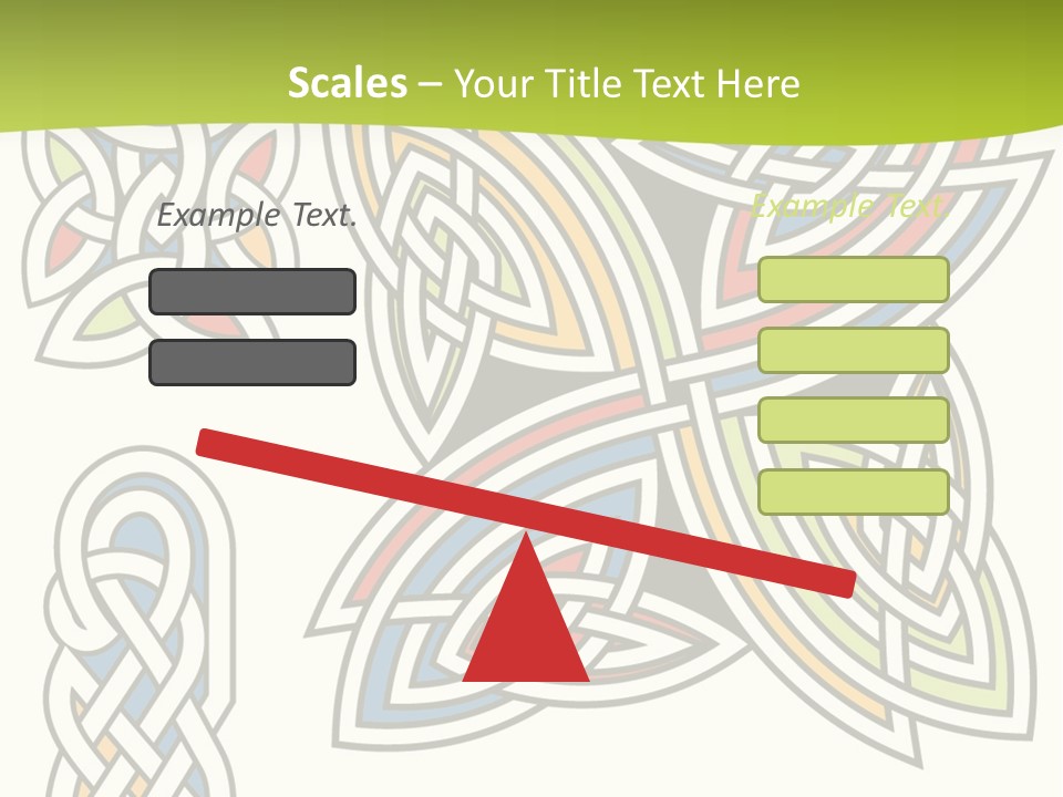 Gorgeous Leaf Element PowerPoint Template