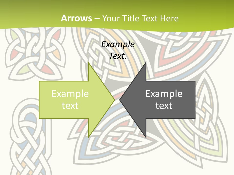 Gorgeous Leaf Element PowerPoint Template