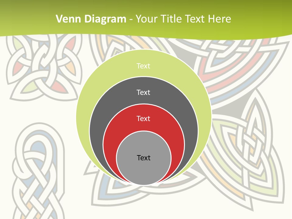 Gorgeous Leaf Element PowerPoint Template