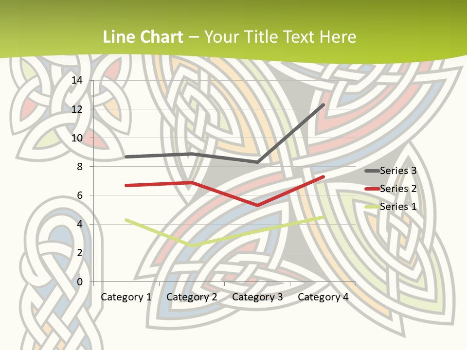 Gorgeous Leaf Element PowerPoint Template