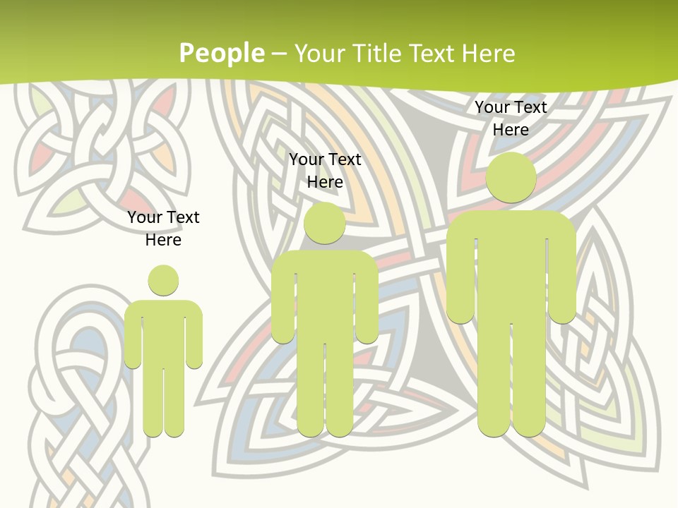 Gorgeous Leaf Element PowerPoint Template