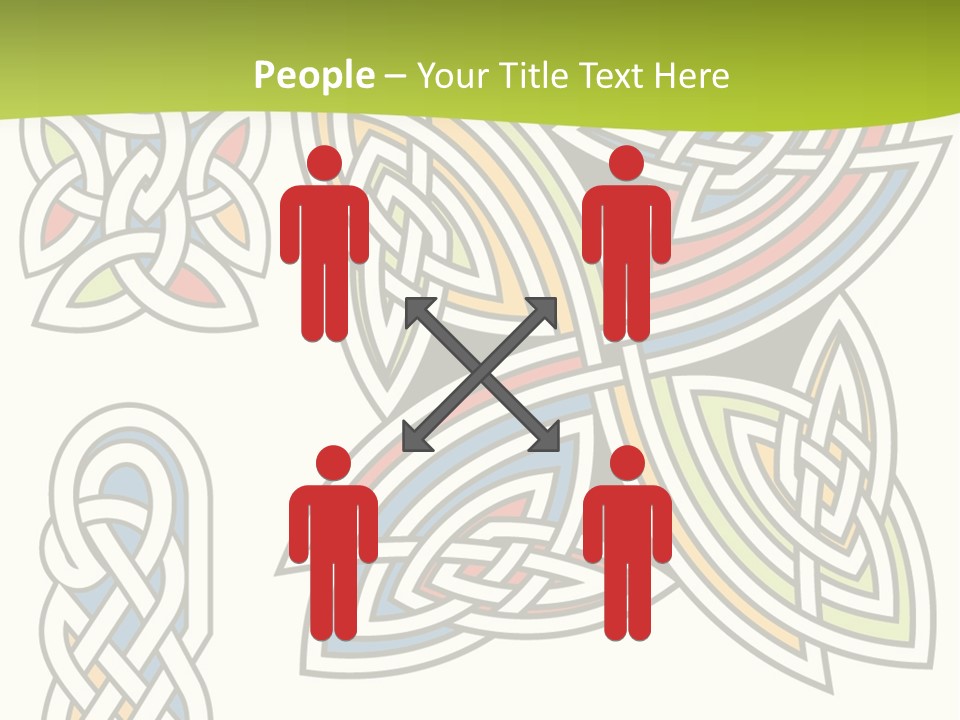 Gorgeous Leaf Element PowerPoint Template