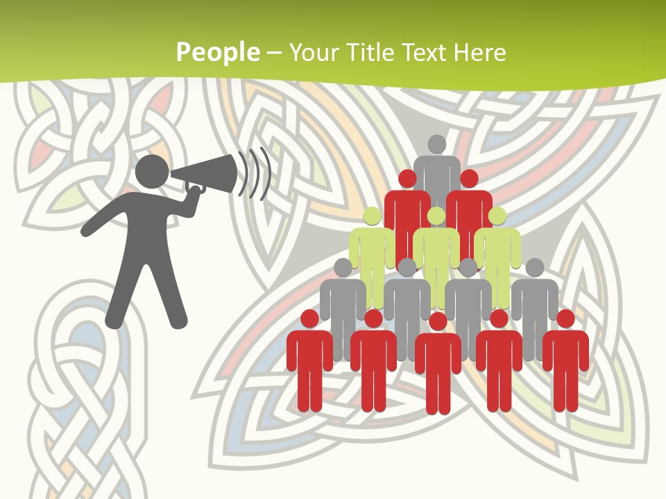 Gorgeous Leaf Element PowerPoint Template