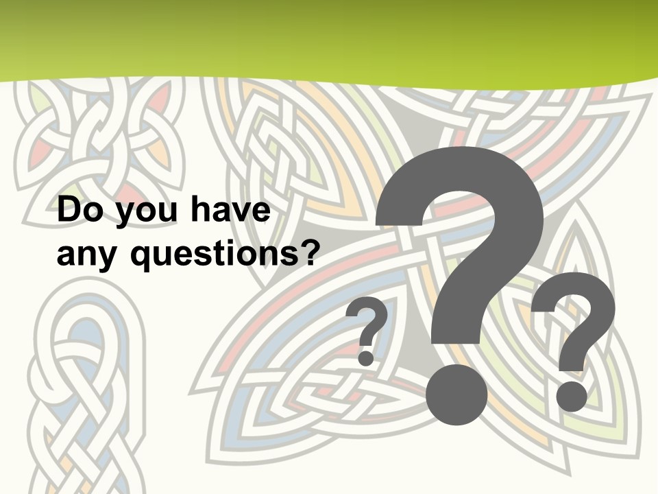 Gorgeous Leaf Element PowerPoint Template