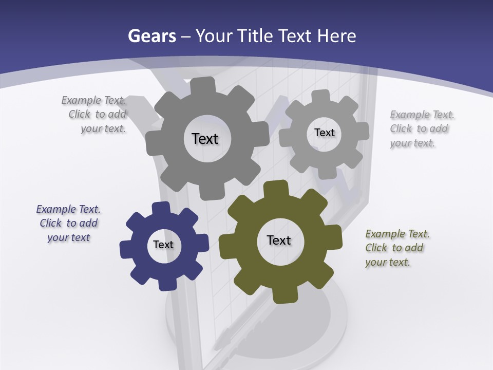 Abstract Graph Line PowerPoint Template