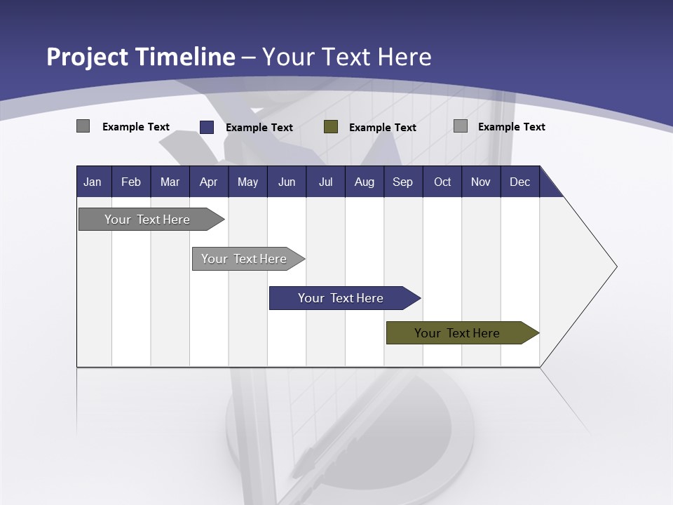 Abstract Graph Line PowerPoint Template