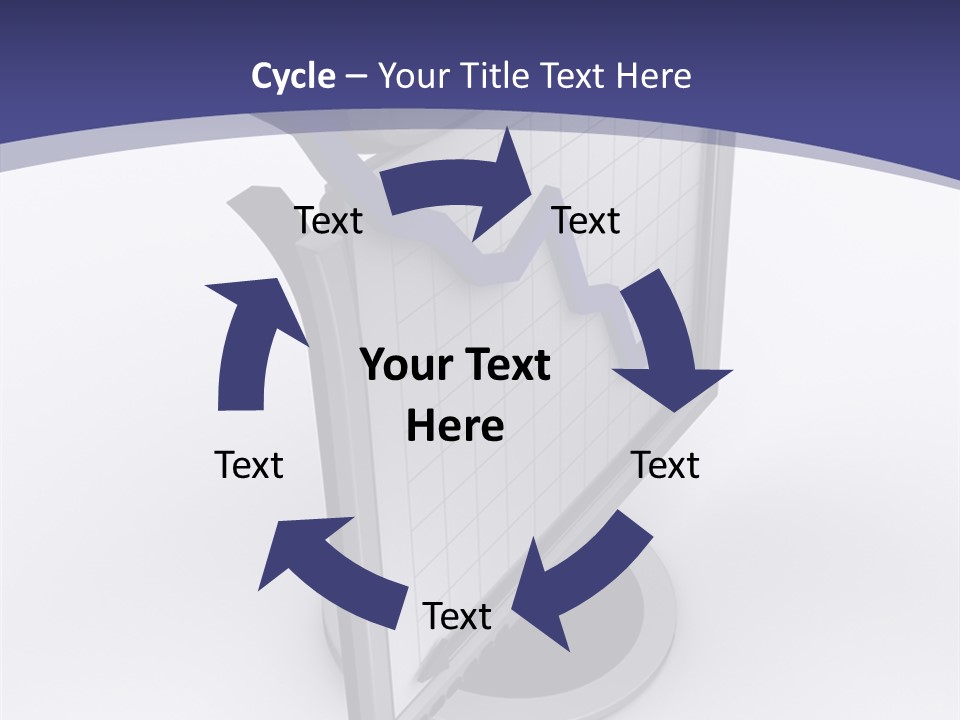 Abstract Graph Line PowerPoint Template