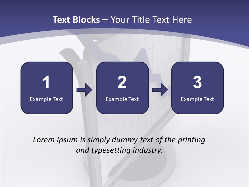 Abstract Graph Line PowerPoint Template