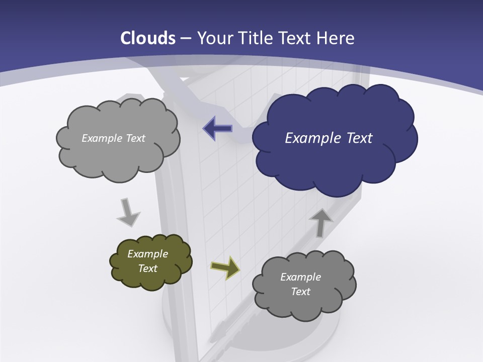 Abstract Graph Line PowerPoint Template