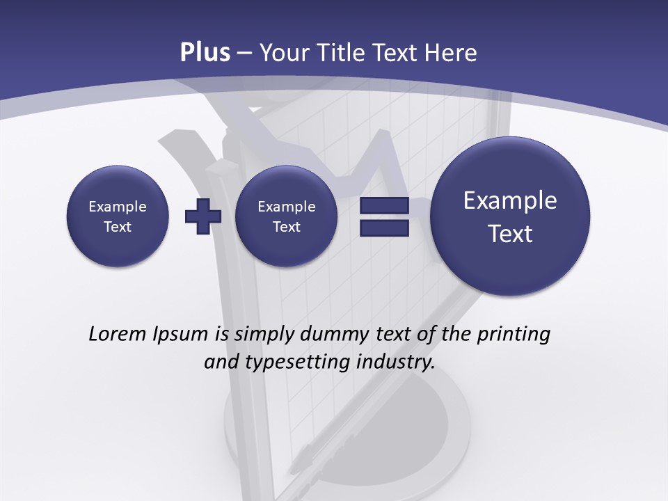 Abstract Graph Line PowerPoint Template