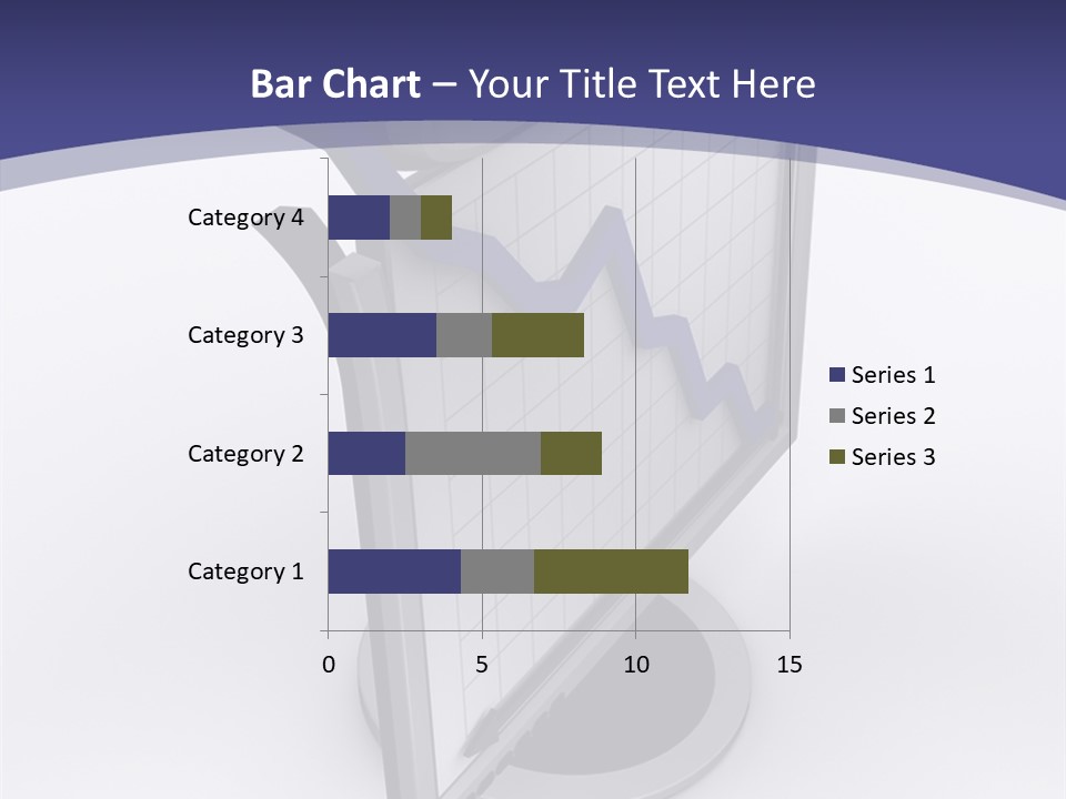 Abstract Graph Line PowerPoint Template