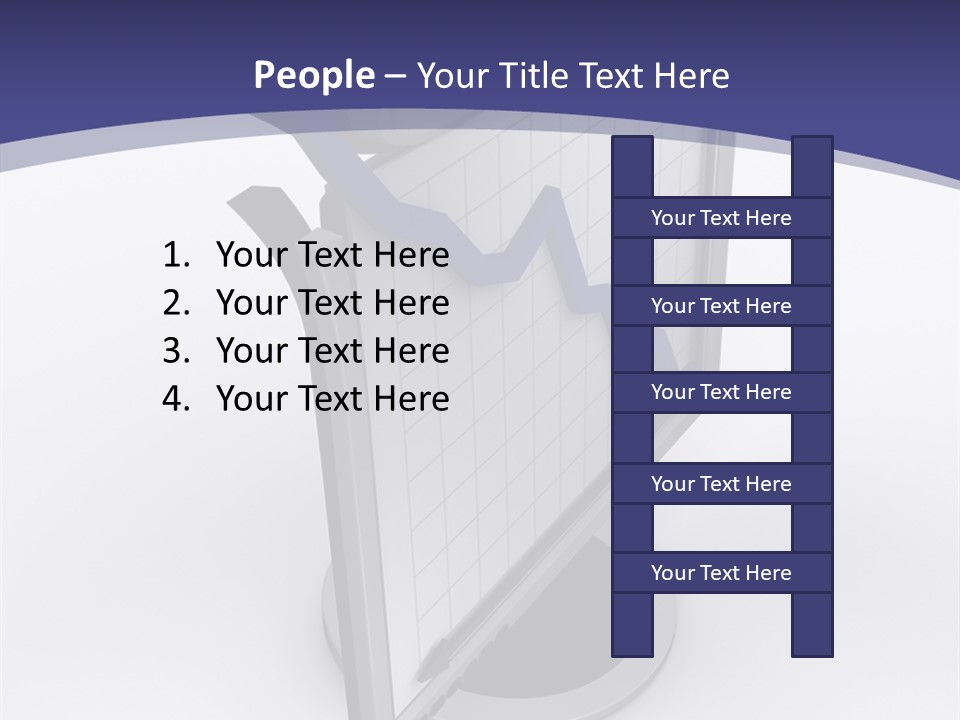 Abstract Graph Line PowerPoint Template