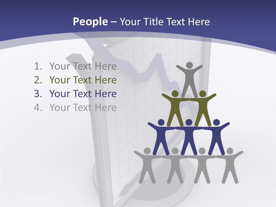 Abstract Graph Line PowerPoint Template