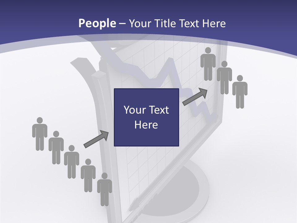 Abstract Graph Line PowerPoint Template