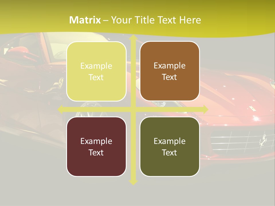 Luxury Acceleration Coupe PowerPoint Template