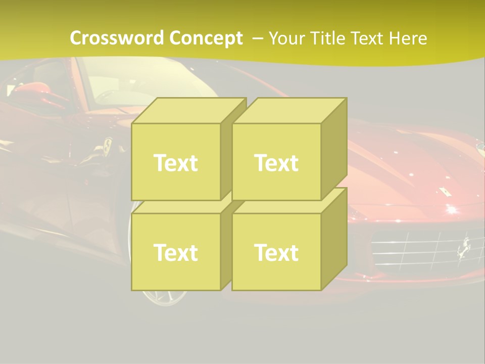 Luxury Acceleration Coupe PowerPoint Template
