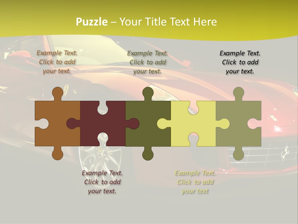 Luxury Acceleration Coupe PowerPoint Template