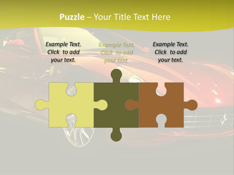 Luxury Acceleration Coupe PowerPoint Template