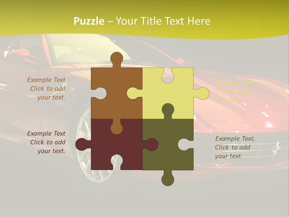 Luxury Acceleration Coupe PowerPoint Template