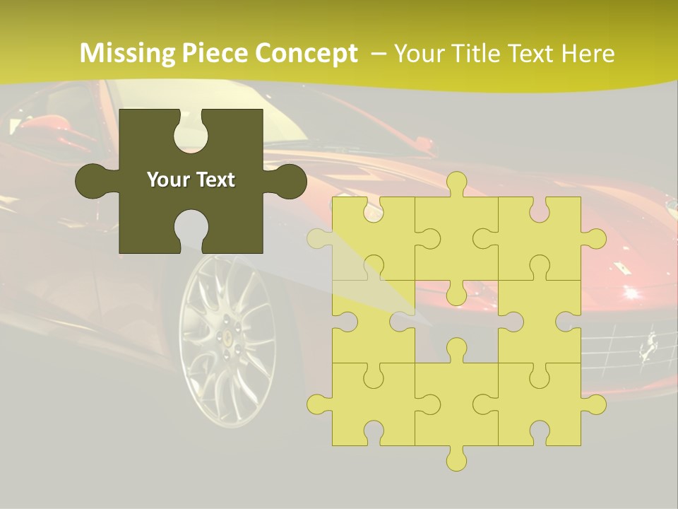 Luxury Acceleration Coupe PowerPoint Template