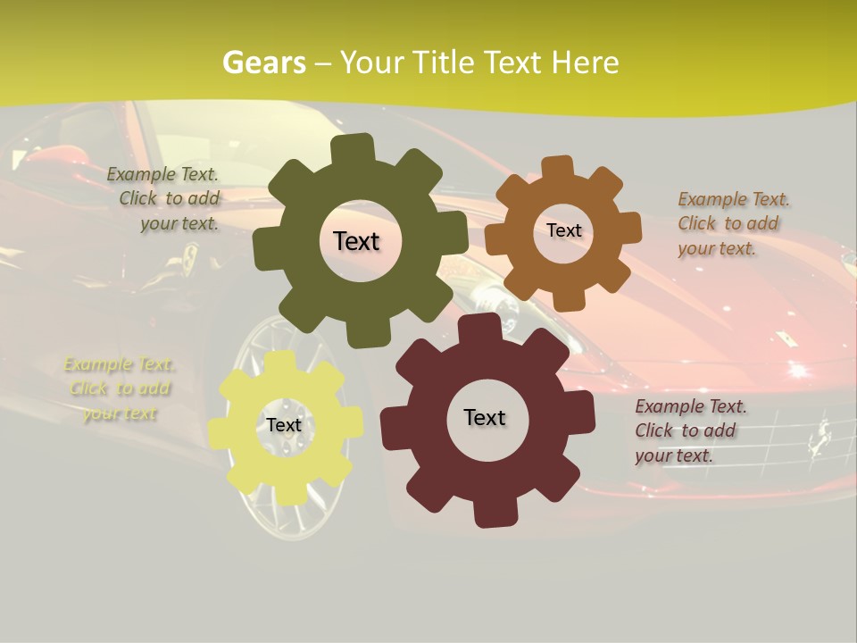 Luxury Acceleration Coupe PowerPoint Template