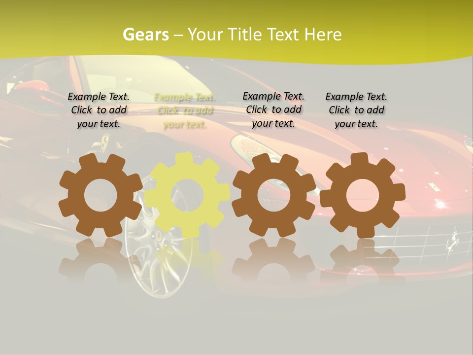 Luxury Acceleration Coupe PowerPoint Template