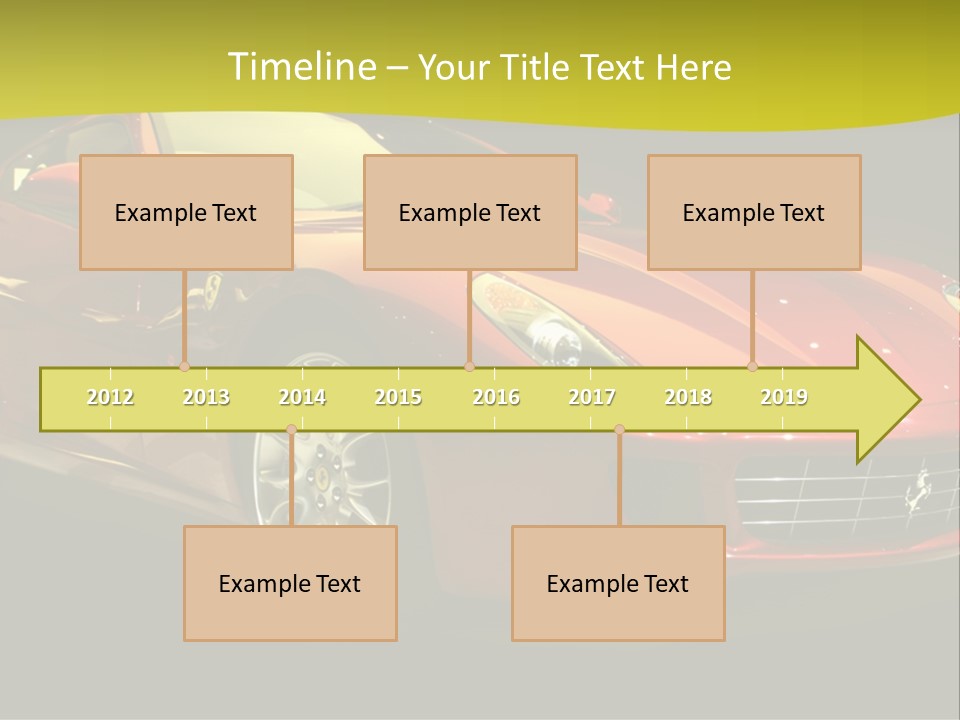 Luxury Acceleration Coupe PowerPoint Template