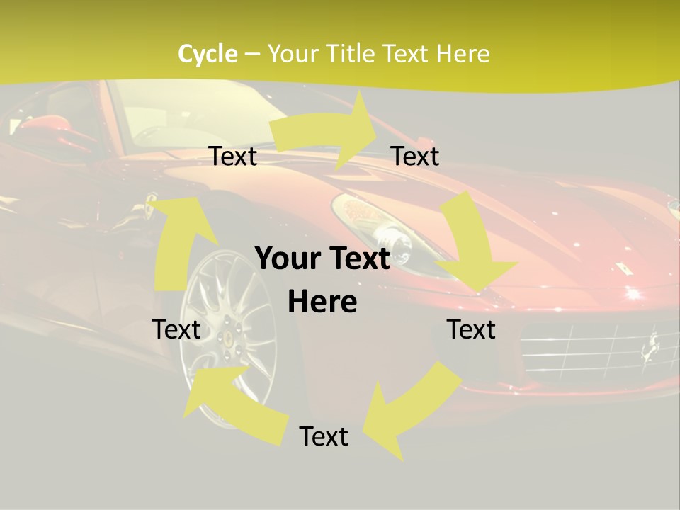 Luxury Acceleration Coupe PowerPoint Template