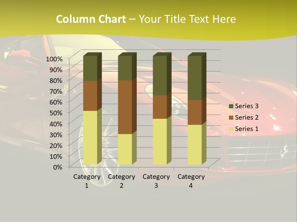 Luxury Acceleration Coupe PowerPoint Template