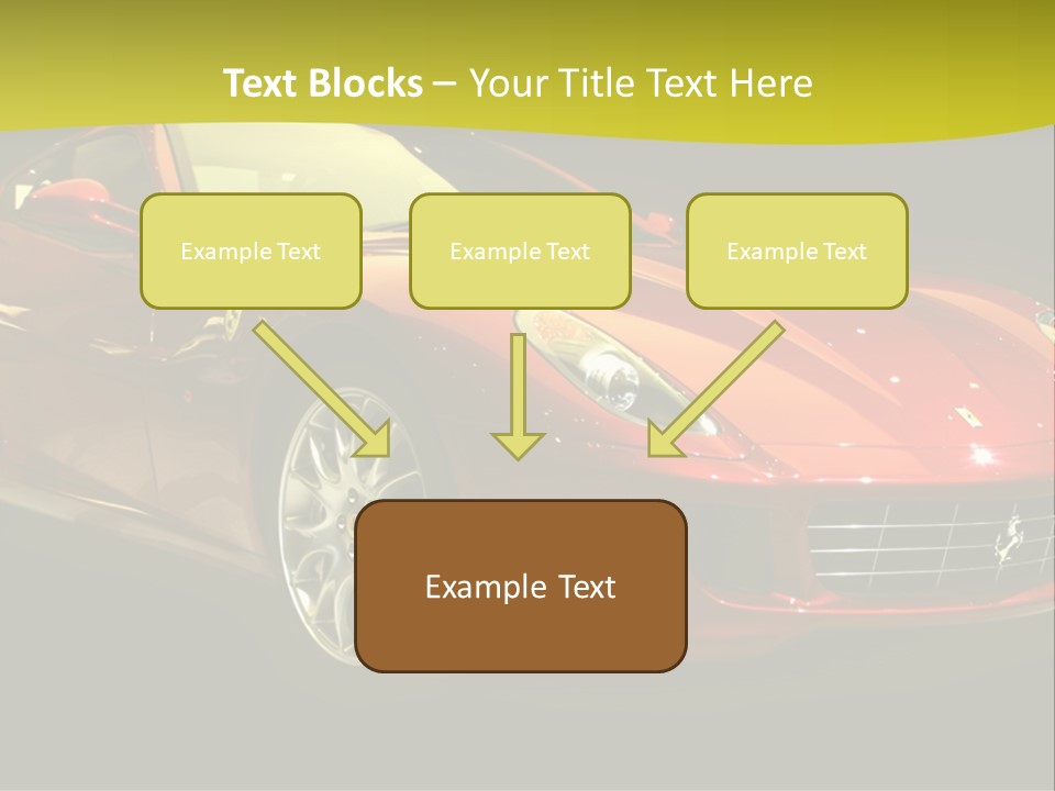 Luxury Acceleration Coupe PowerPoint Template