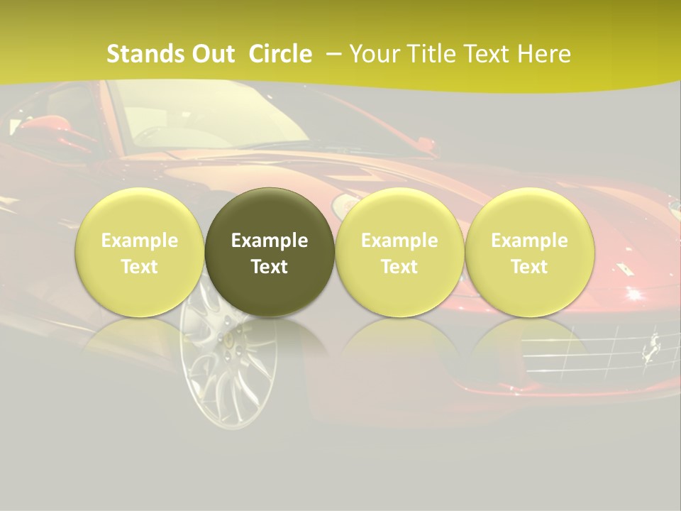 Luxury Acceleration Coupe PowerPoint Template