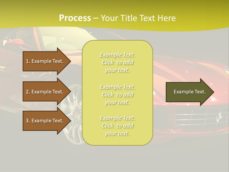 Luxury Acceleration Coupe PowerPoint Template
