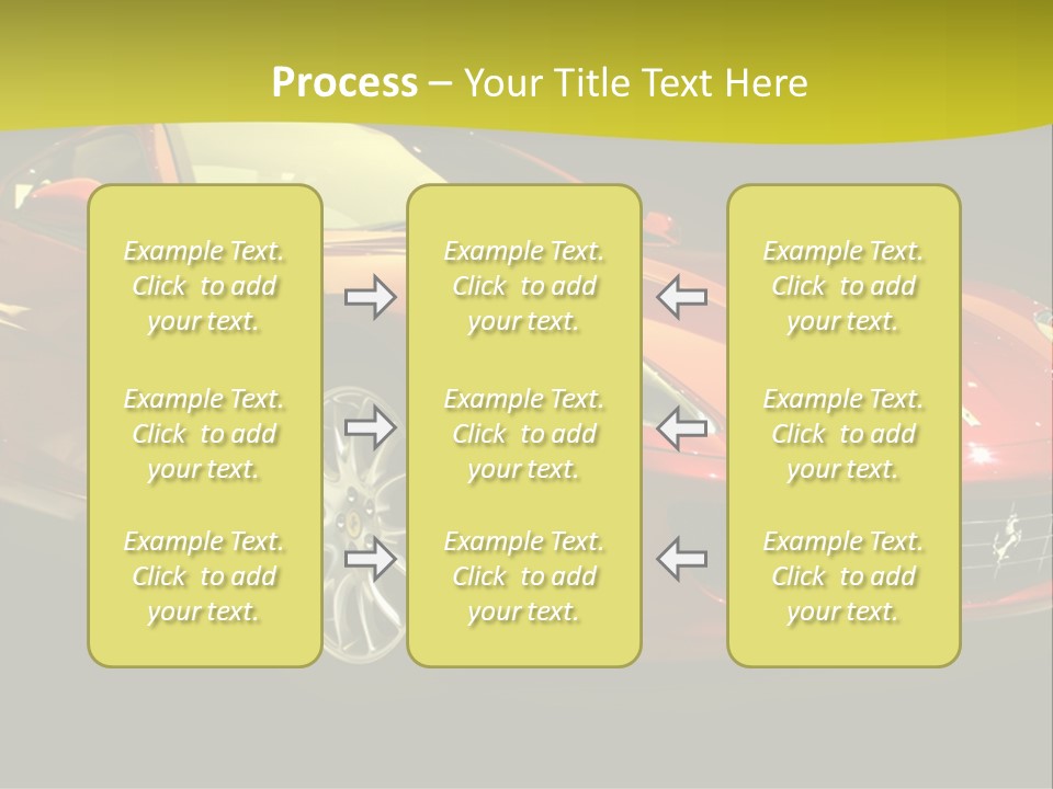 Luxury Acceleration Coupe PowerPoint Template