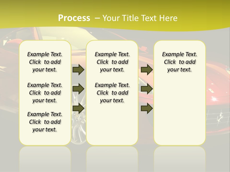 Luxury Acceleration Coupe PowerPoint Template