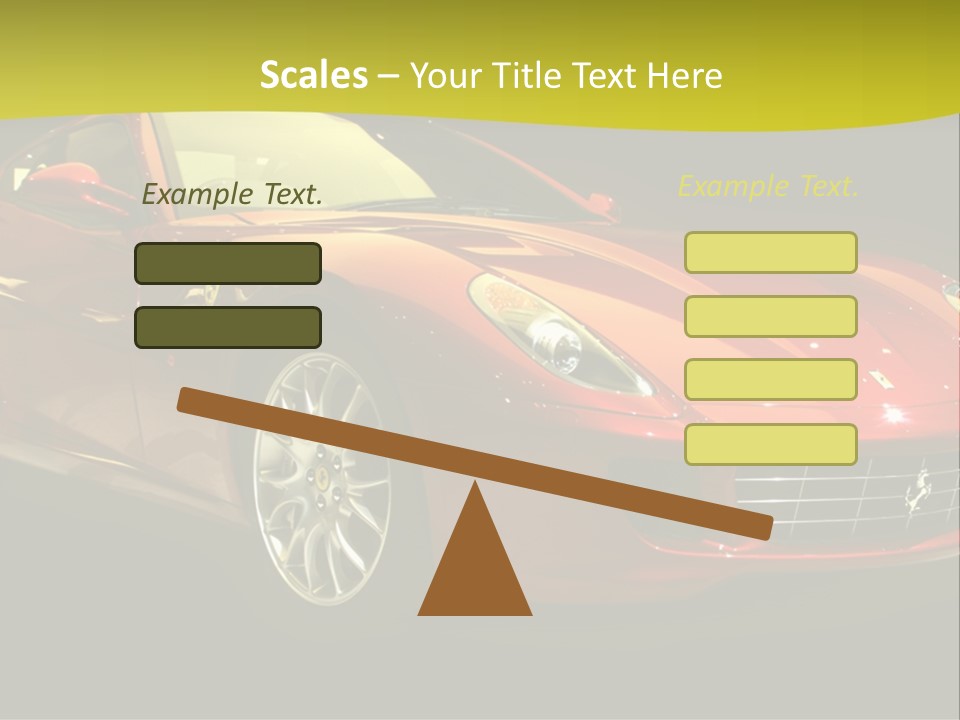 Luxury Acceleration Coupe PowerPoint Template