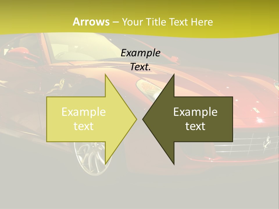 Luxury Acceleration Coupe PowerPoint Template