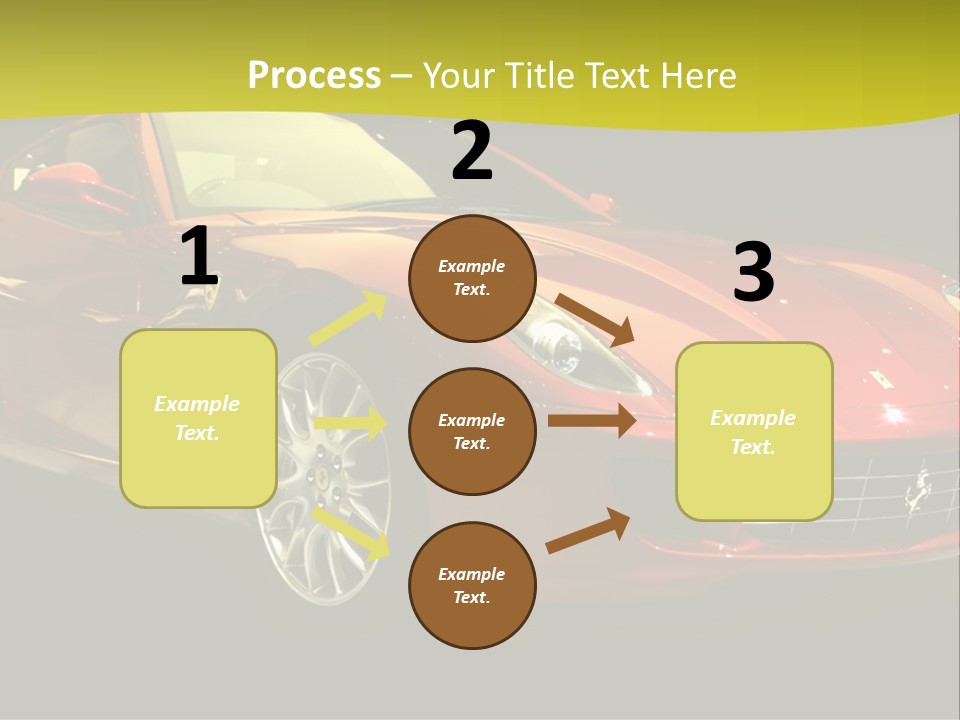 Luxury Acceleration Coupe PowerPoint Template