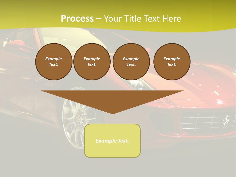 Luxury Acceleration Coupe PowerPoint Template