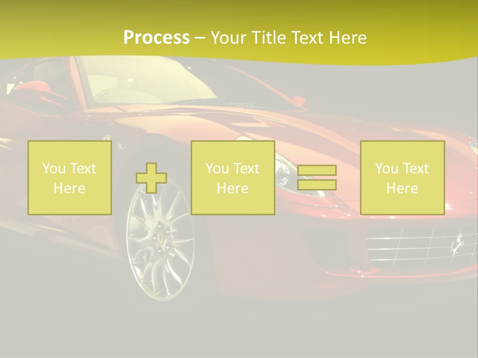 Luxury Acceleration Coupe PowerPoint Template
