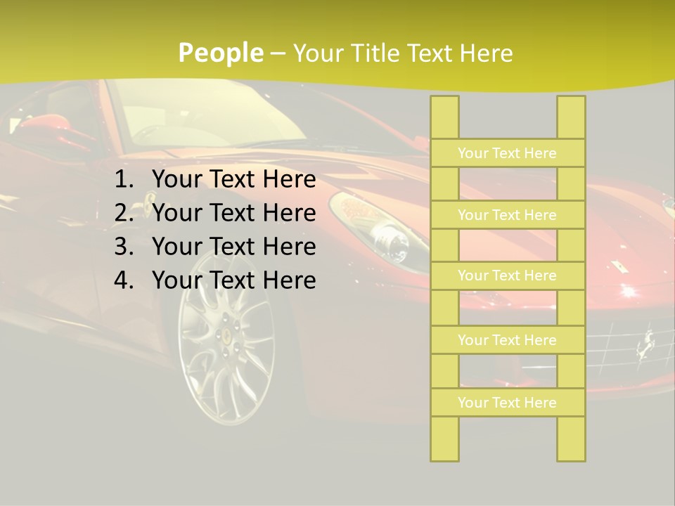 Luxury Acceleration Coupe PowerPoint Template