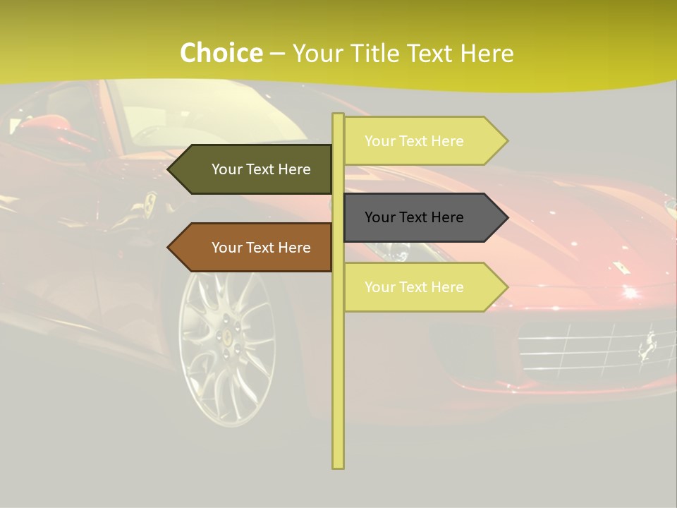Luxury Acceleration Coupe PowerPoint Template