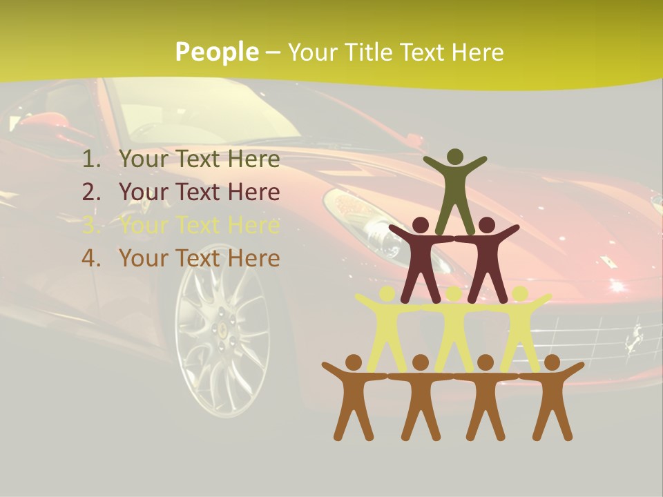 Luxury Acceleration Coupe PowerPoint Template