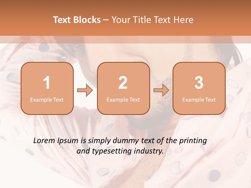 Hands Beard Young PowerPoint Template