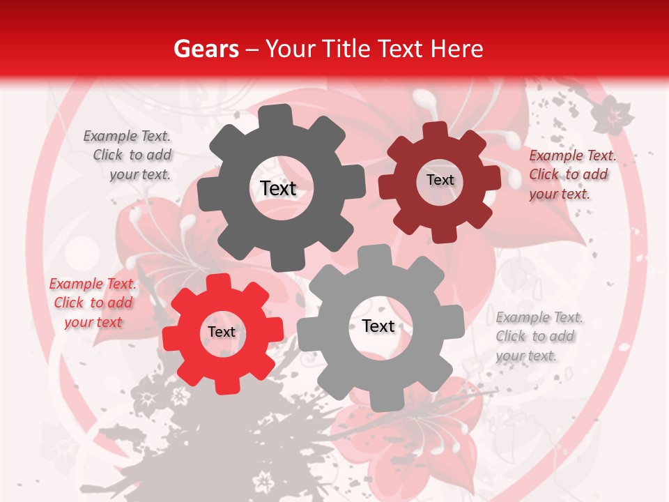 Wallpaper Graphic Plant PowerPoint Template