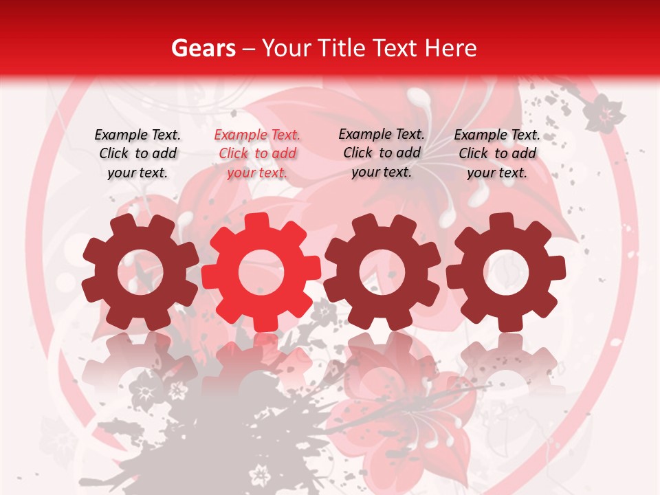 Wallpaper Graphic Plant PowerPoint Template