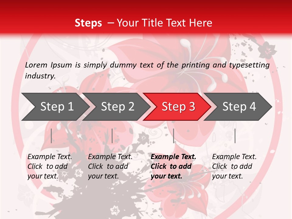 Wallpaper Graphic Plant PowerPoint Template