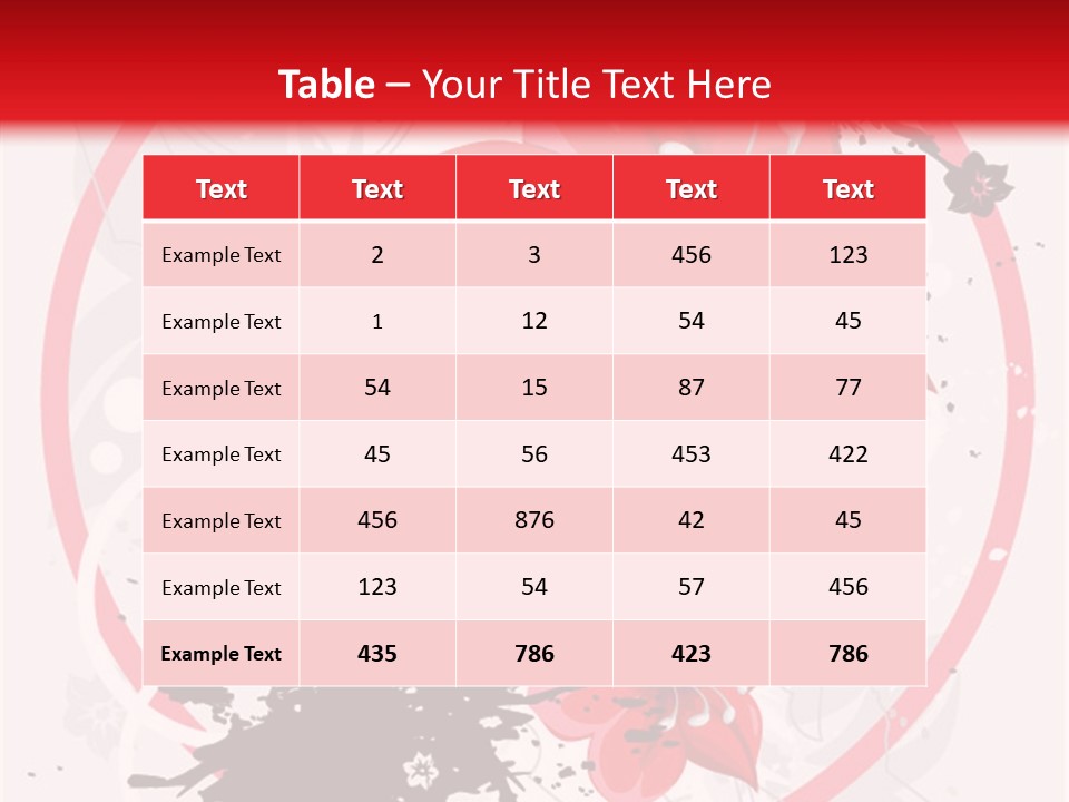 Wallpaper Graphic Plant PowerPoint Template